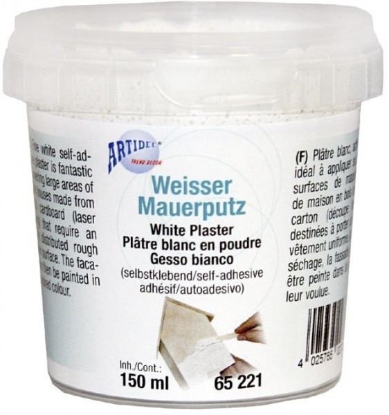 Weisser Mauerputz fein White Plaster 150ml