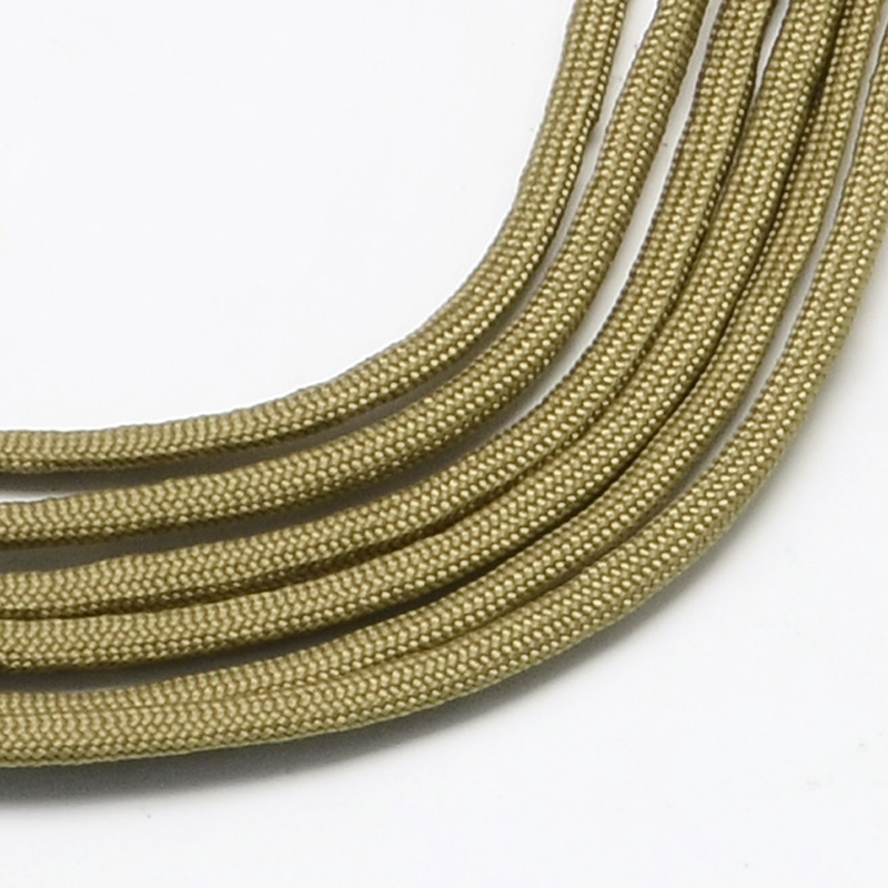 Paracord Kordel UNI HELLOLIV einfärbig 4mm 6,4m/ Bund 