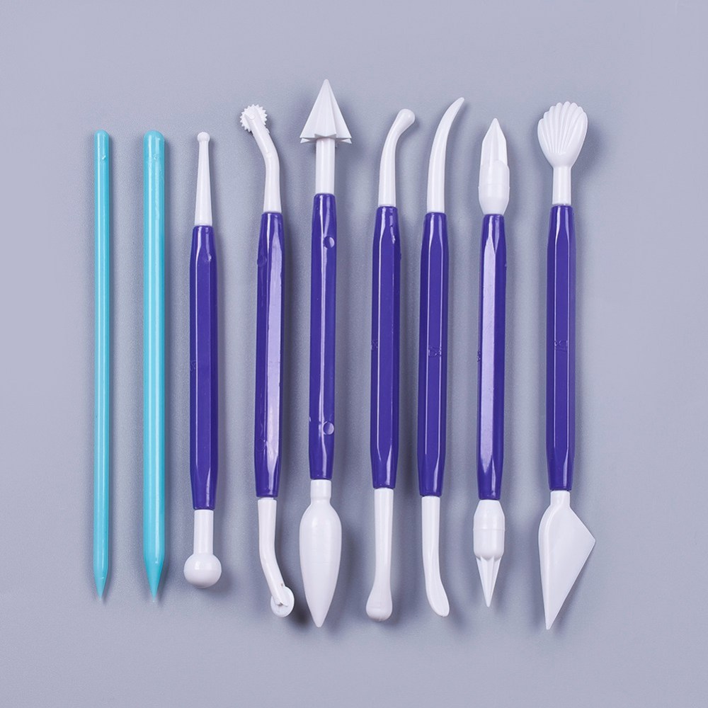 Modellierwerkzeug Set 10-teilig Kunststoff Modellierwerkzeug Set 10-teilig Kunststoff