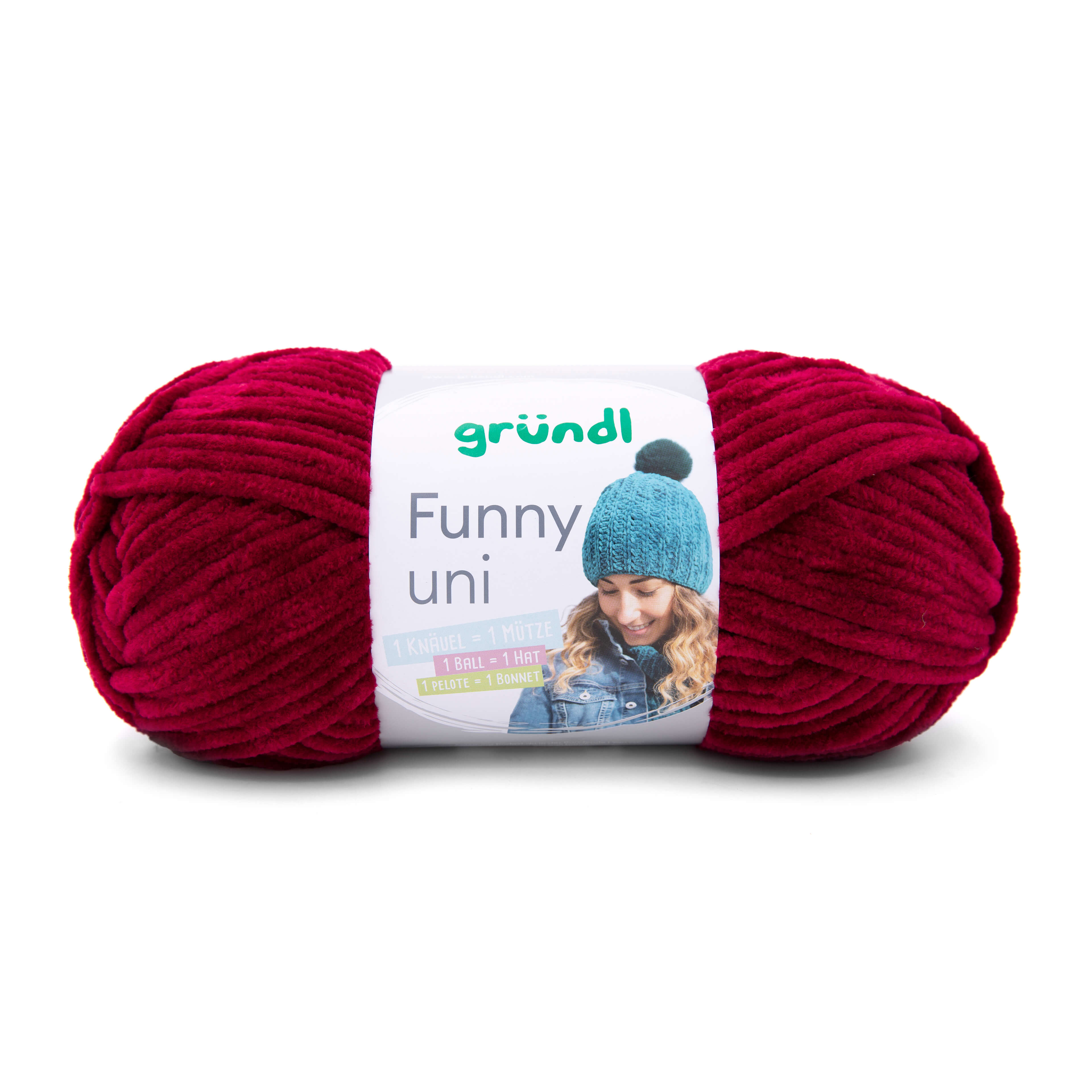 Gründl Funny Uni Wolle Microfaser 100g/120m 100% Polyacryl Gründl Funny Uni Wolle Microfaser 100g/120m 100% Polyacryl
