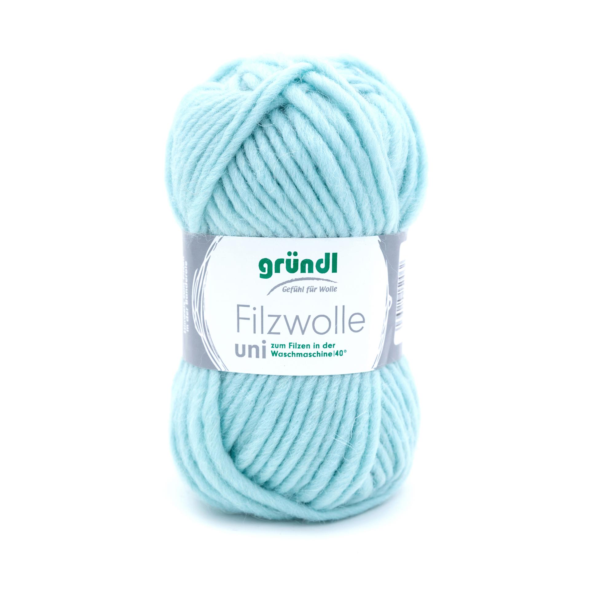 Strickfilzwolle 50g- 50m Schurwolle Strickfilzen Waschmaschinenfilzen 