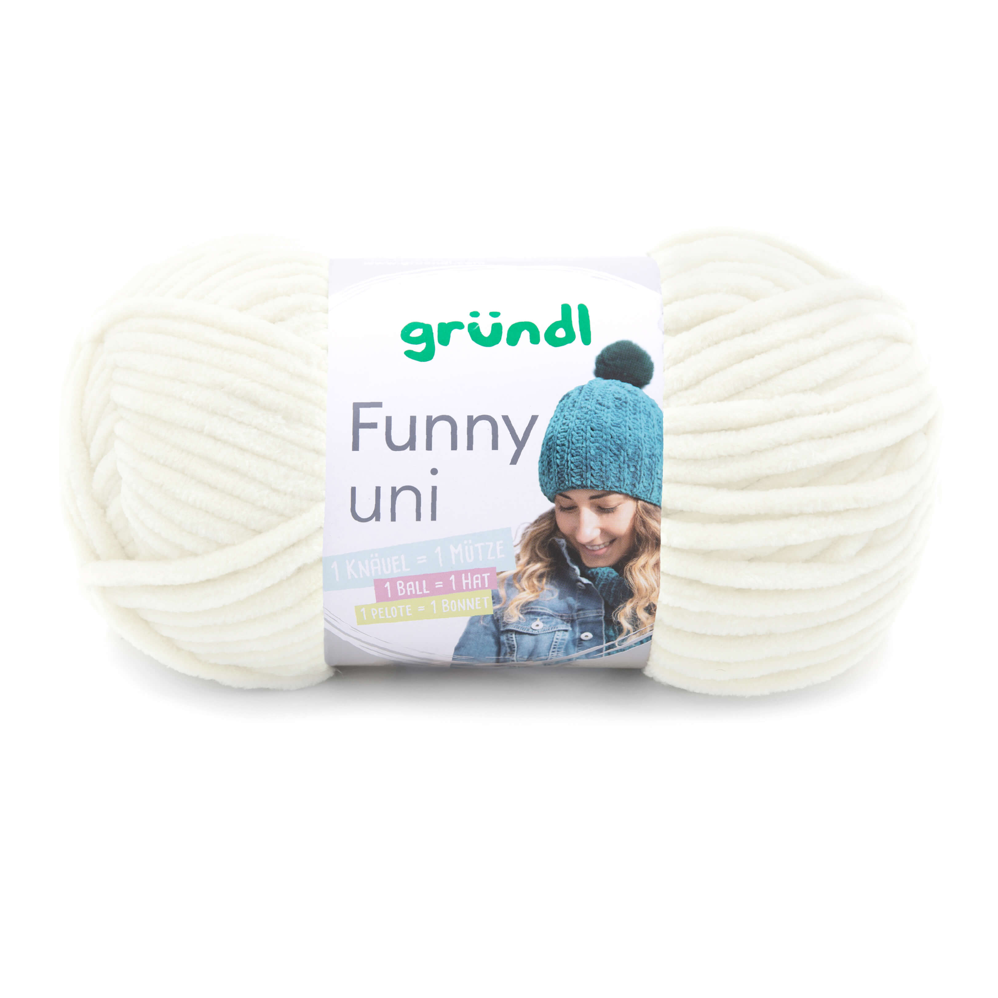 Gründl Funny Uni Wolle Microfaser 100g/120m 100% Polyacryl Gründl Funny Uni Wolle Microfaser 100g/120m 100% Polyacryl