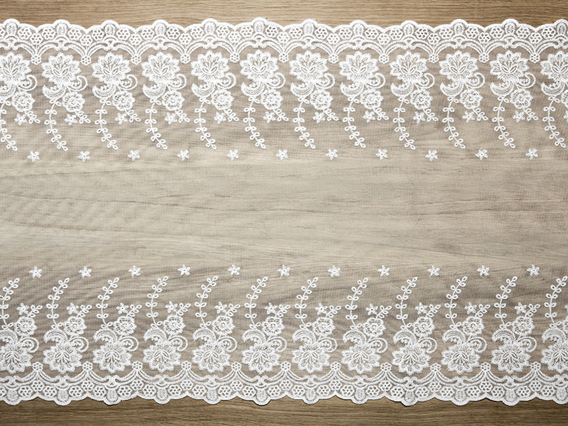 Tischläufer Spitze Lace off-white 0,45x9m