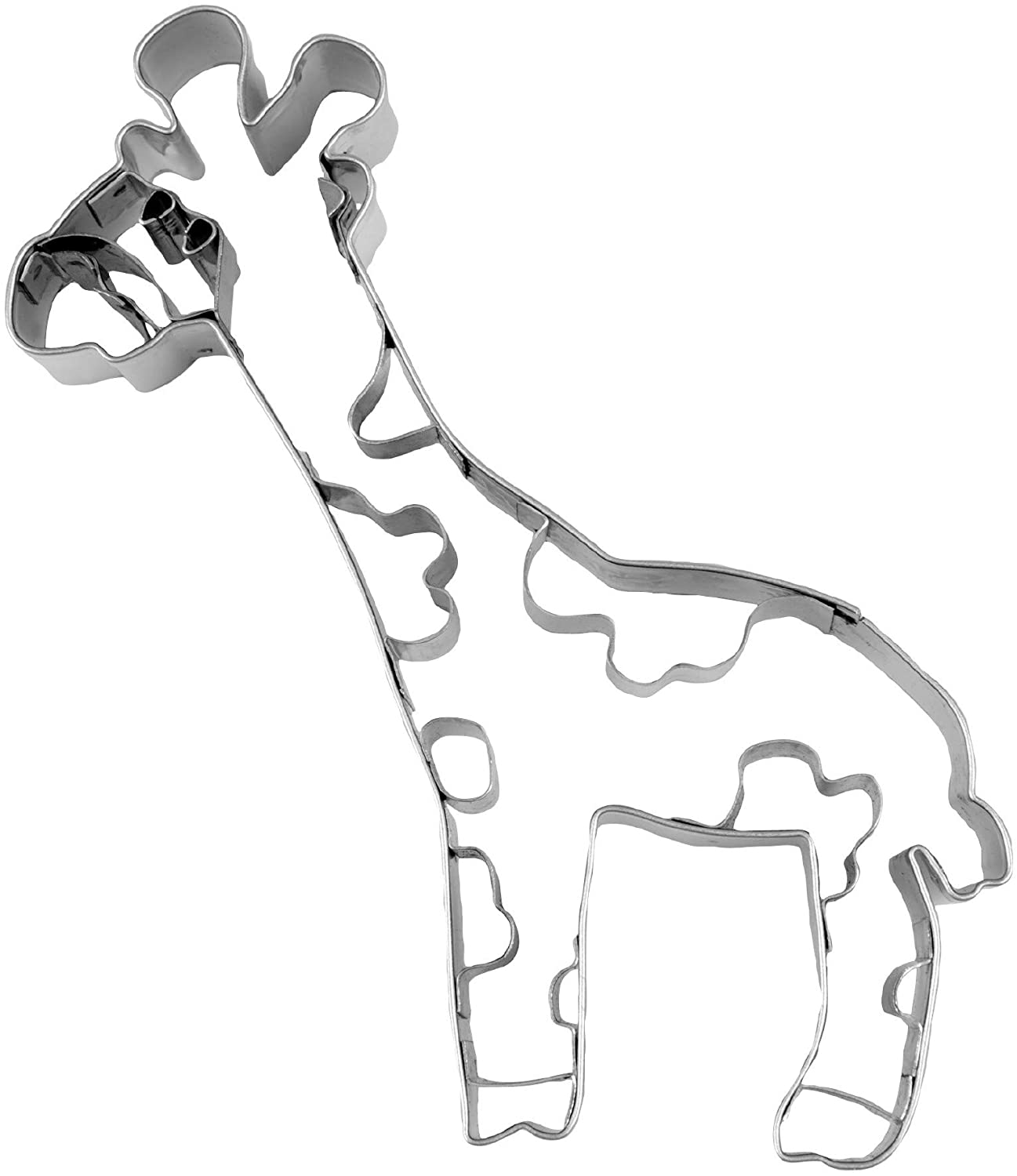 Keksausstecher Giraffe, 10,5 cm, Edelstahl Präge-Ausstechforn