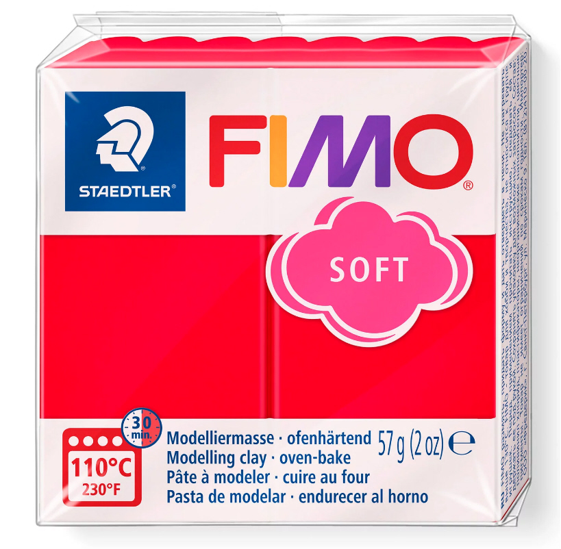 Fimo soft 8020, ofenhärtende Modelliermasse, 57g Fimo soft 8020, ofenhärtende Modelliermasse, 57g
