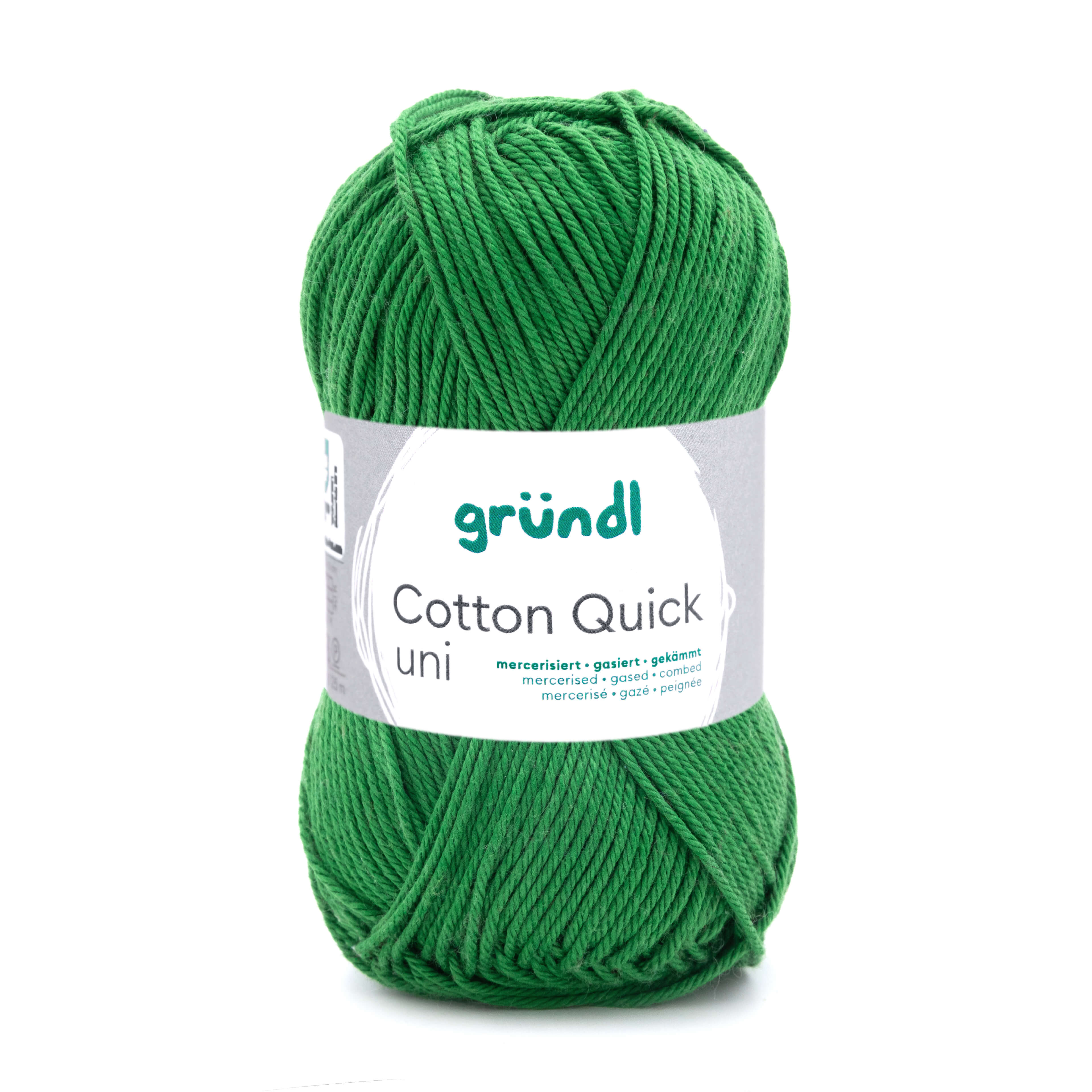 Cotton Quick Uni 100 % Baumwolle mercerisiert gasiert gekämmt 50g/125m Cotton Quick Uni 100 % Baumwolle mercerisiert gasiert gekämmt 50g/125m