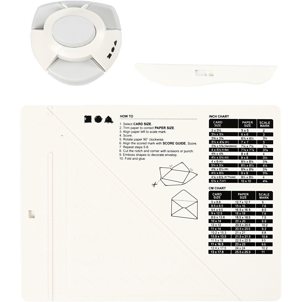 Scoring Board Falzbrett für Karten Umschläge Boxen 16,2x21,5cm 