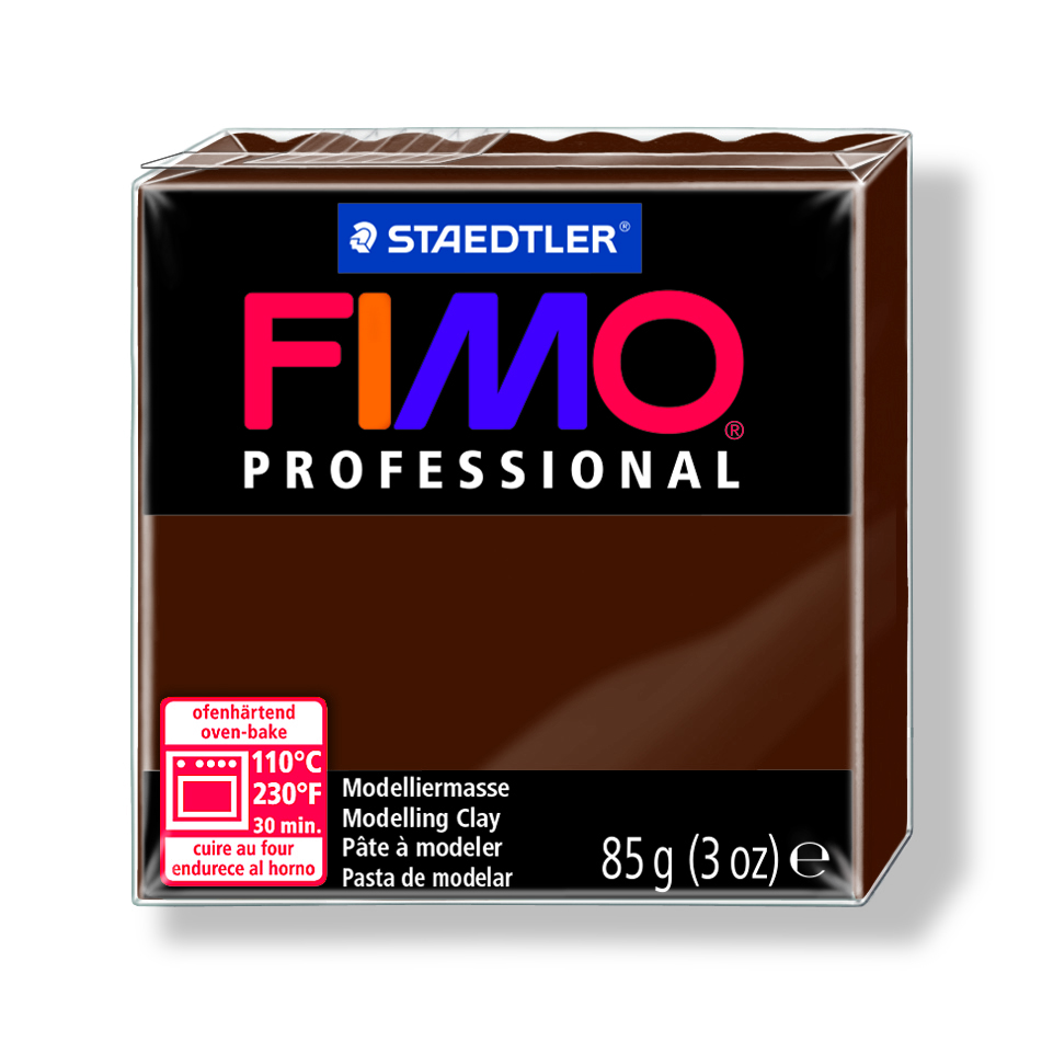 Fimo Professional, 85 g, 077, schokolade
