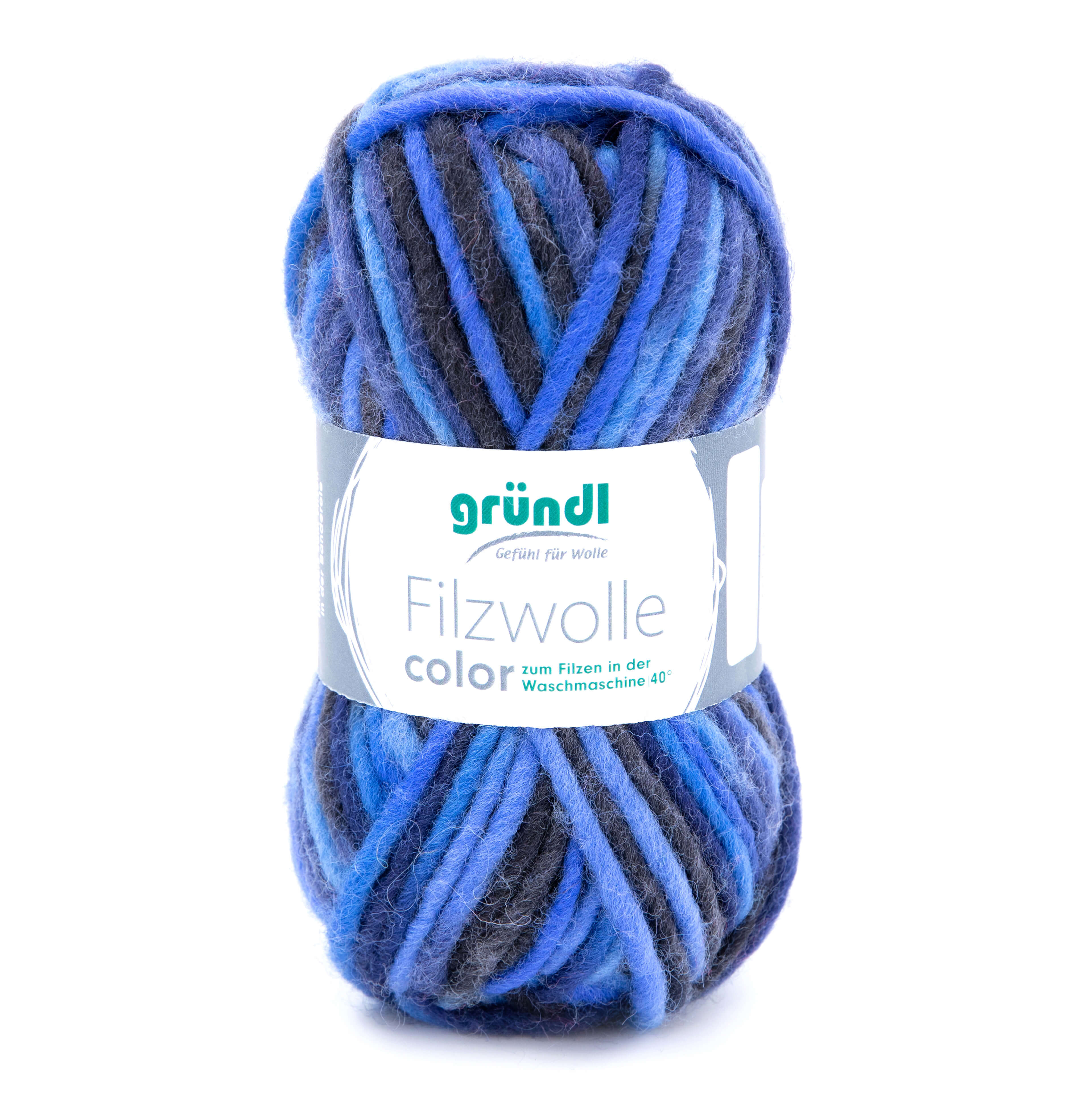 Gründl Filzwolle Color 100% Schurwolle 50g/50m 