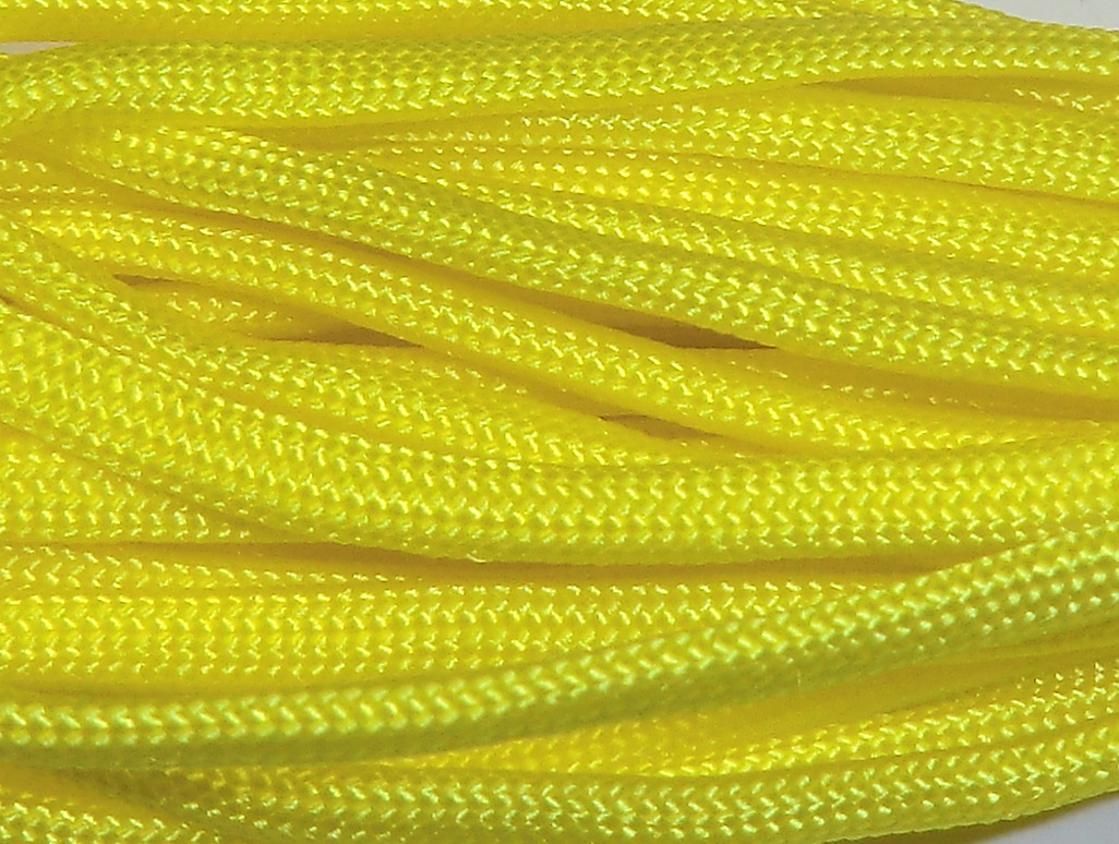 Paracord 4 mm , grellgelb, 6,4m/Bündel