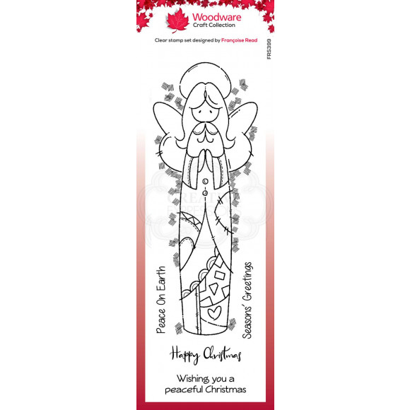 Silikonstempel Patch Angel, Woodware 21x7 cm, 5-teilig