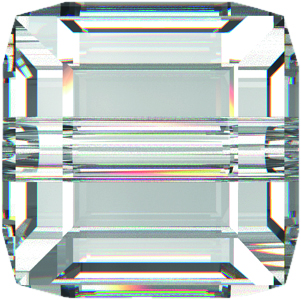 Swarovski Cube crystal AB 10mm 8 Stück/Dose 
