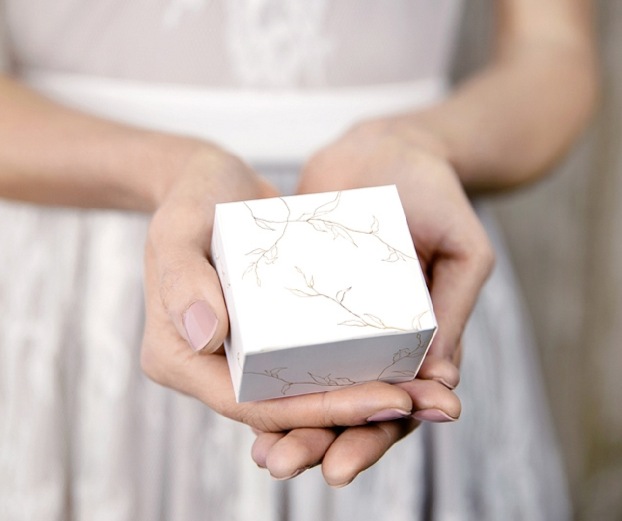 Elegant Gift Boxes  Branches Gastgeschenk Geschenkebox Äste gold 6x3,5x5,5cm gold 10 Stück