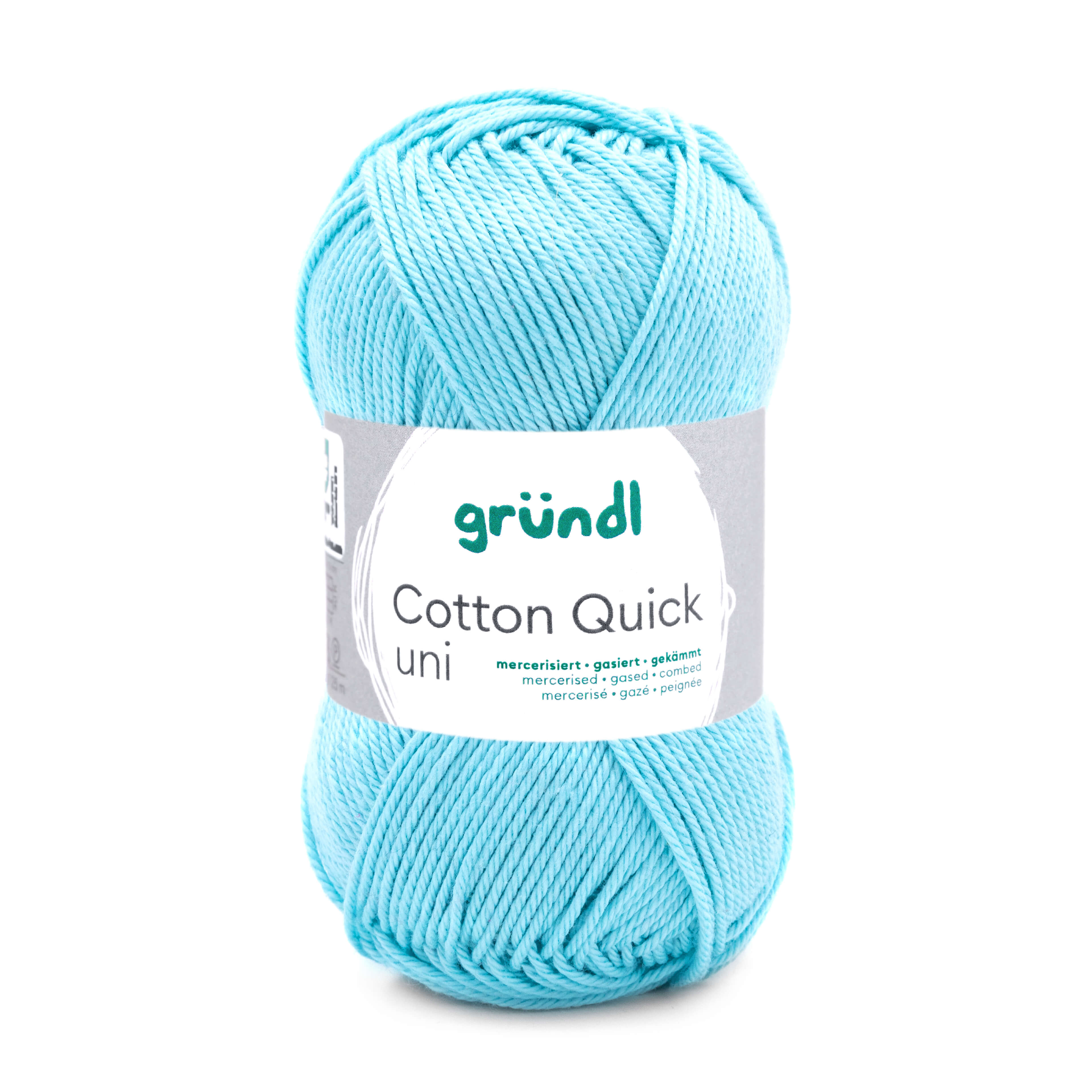 Cotton Quick Uni 100 % Baumwolle mercerisiert gasiert gekämmt 50g/125m Cotton Quick Uni 100 % Baumwolle mercerisiert gasiert gekämmt 50g/125m