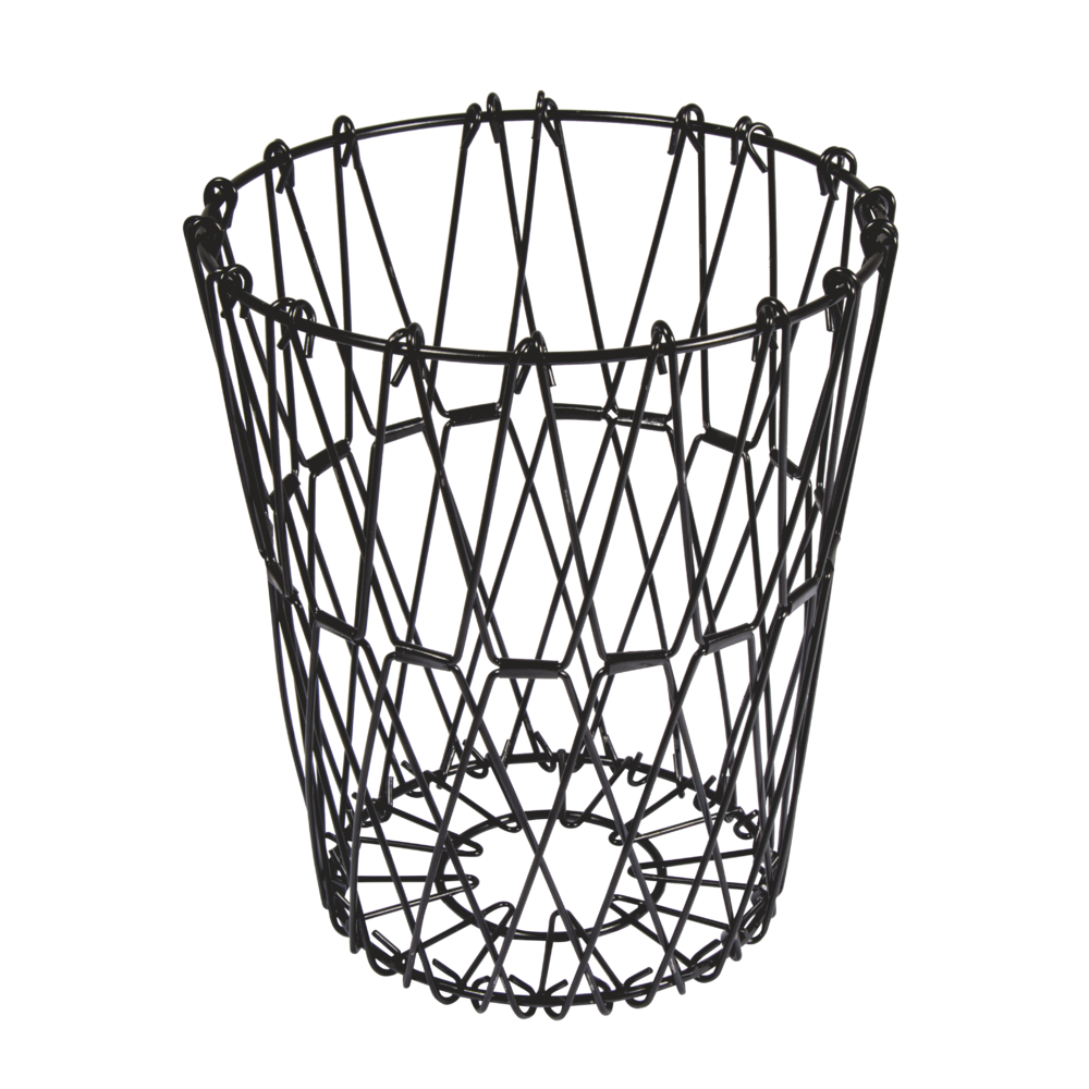 Metall Flexi Korb Lampenschirm faltbar schwarz beschichtet ø 32cm
