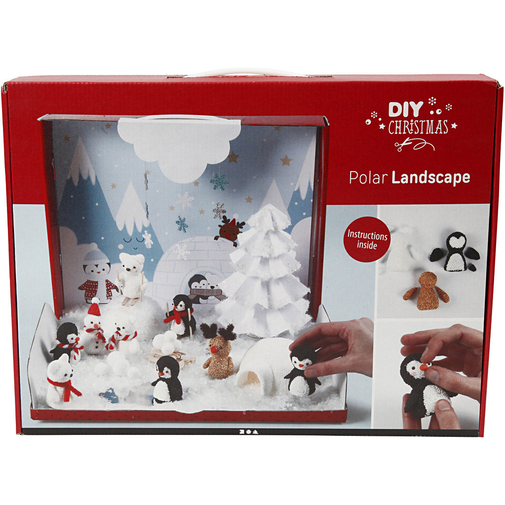 Bastelpackung Polarlandschaft XL DIY-Set