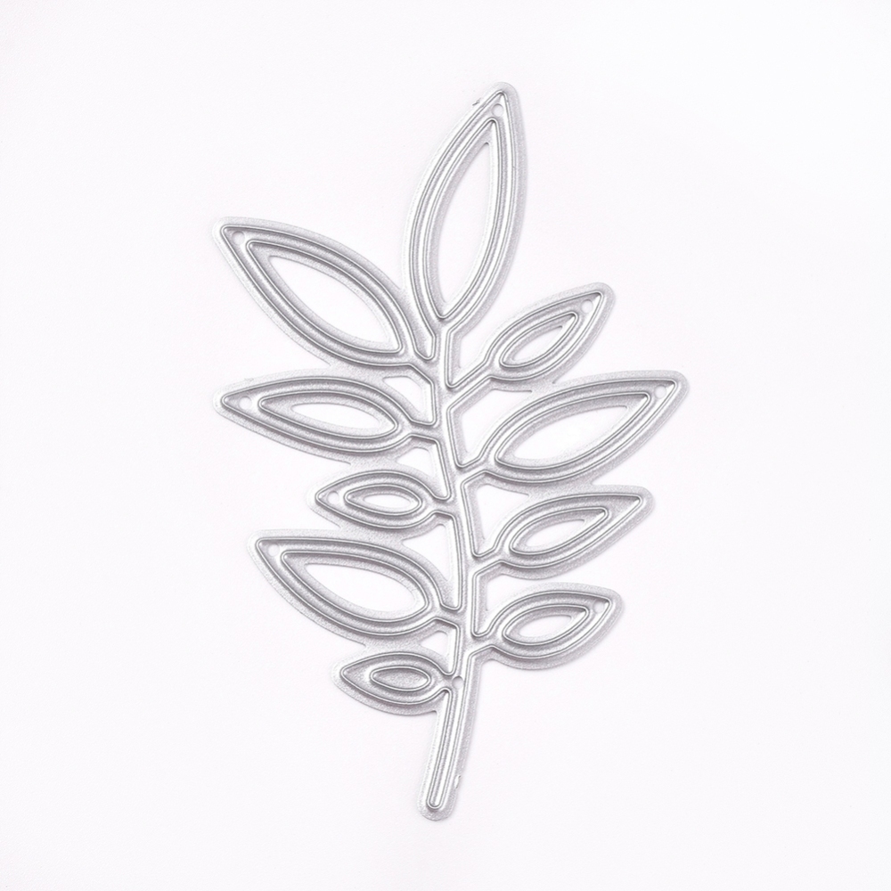 Stanzschablone Zweig mit Blätter 71,5x45x0,8mm
