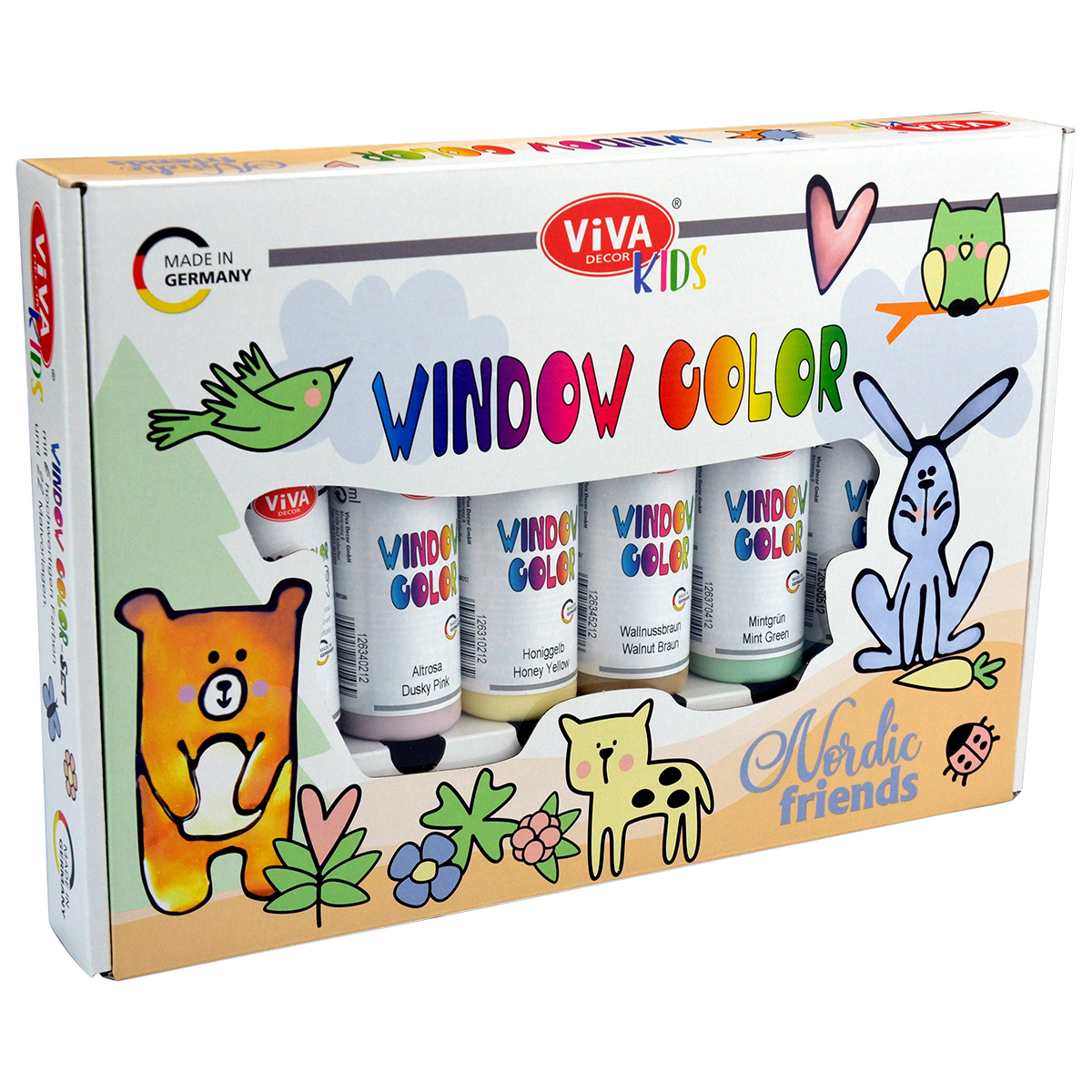 Window Color Viva Decor Kids Nordic Friends Set 8teilig