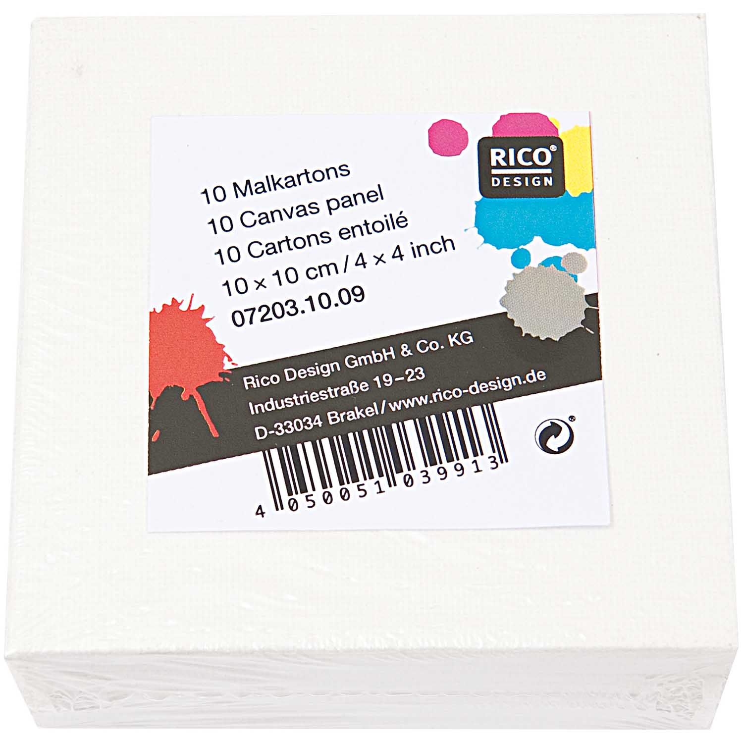 10 Malkartons 5x5 cm 10 Malkartons 5x5 cm