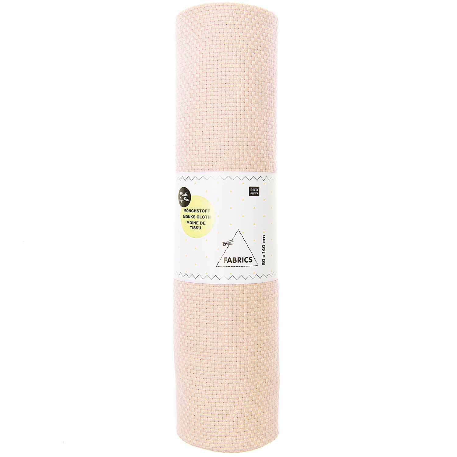 Mönchstoff puder 50x140cm 100% Baumwolle, Zählstoff