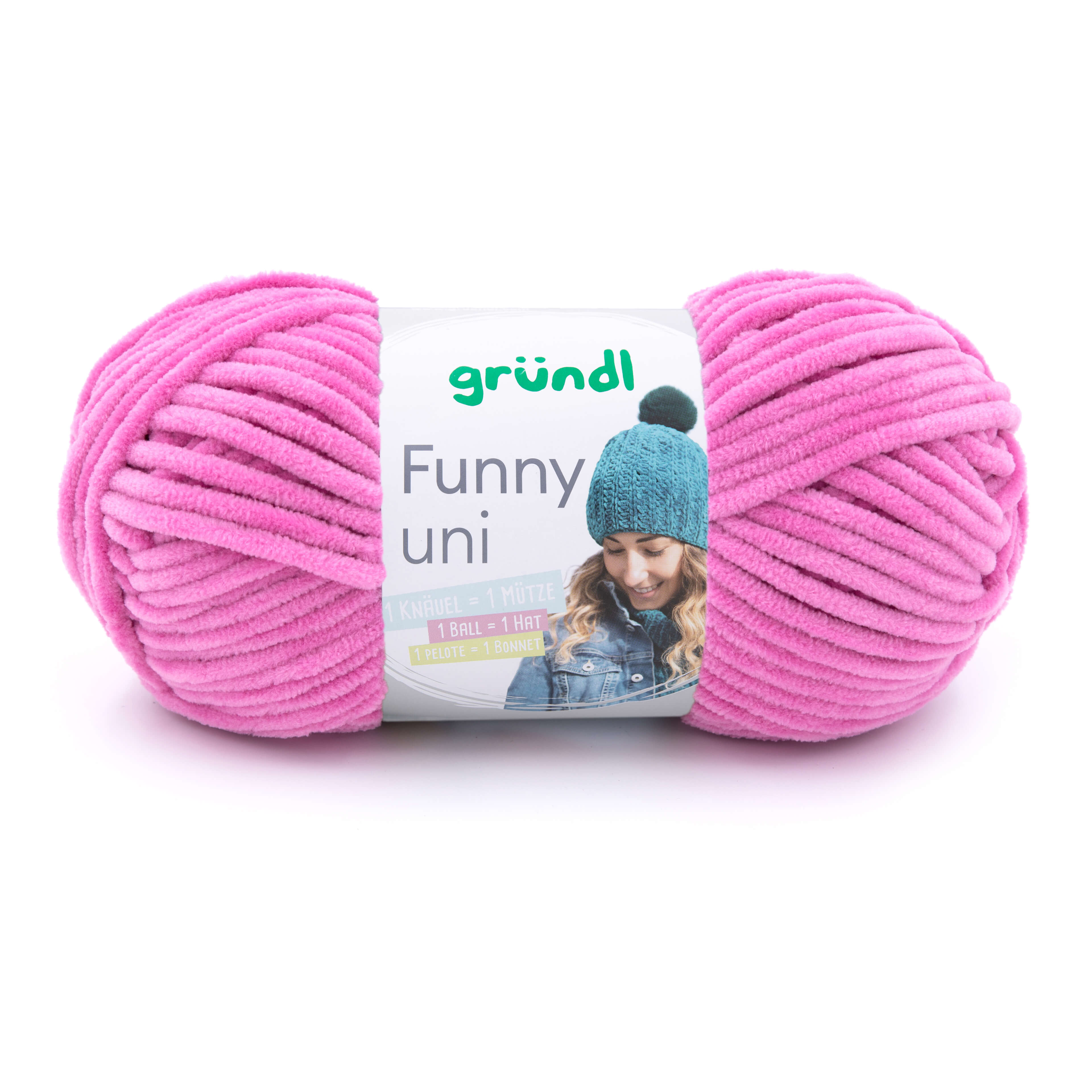 Gründl Funny Uni Wolle Microfaser 100g/120m 100% Polyacryl Gründl Funny Uni Wolle Microfaser 100g/120m 100% Polyacryl