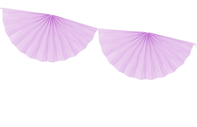 Rosetten-Girlande 0,4x3m Tissue Garland Rosette