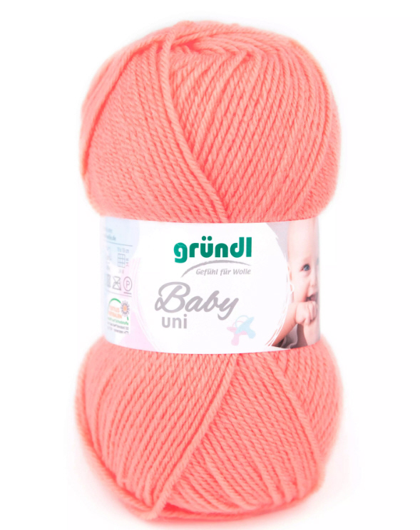 Gründl Baby Uni Babywolle 50g 150m