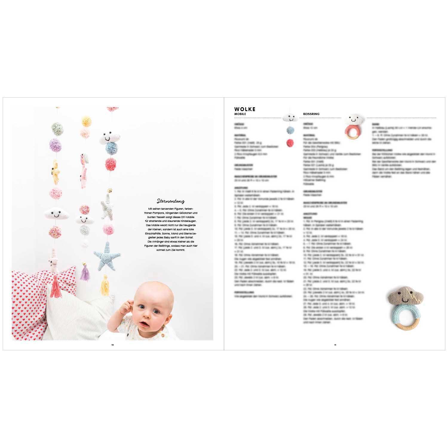 Ricorumi for Babys In the Sky Beissringe Mobile Buch 16 Seiten