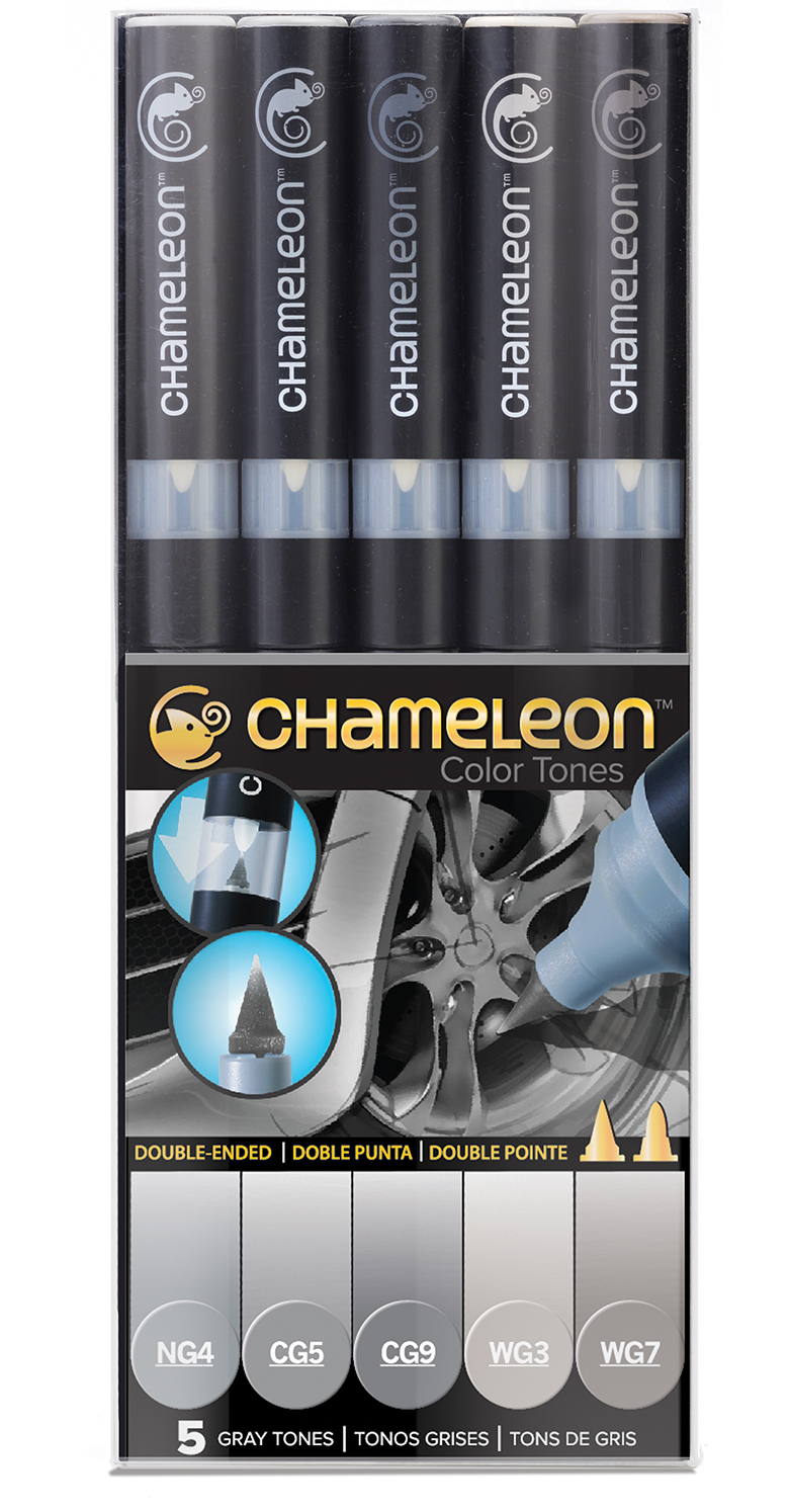 Chameleon Marker Set Color Tones Grey Tones Stift Farbverlaufstift 1 Stück