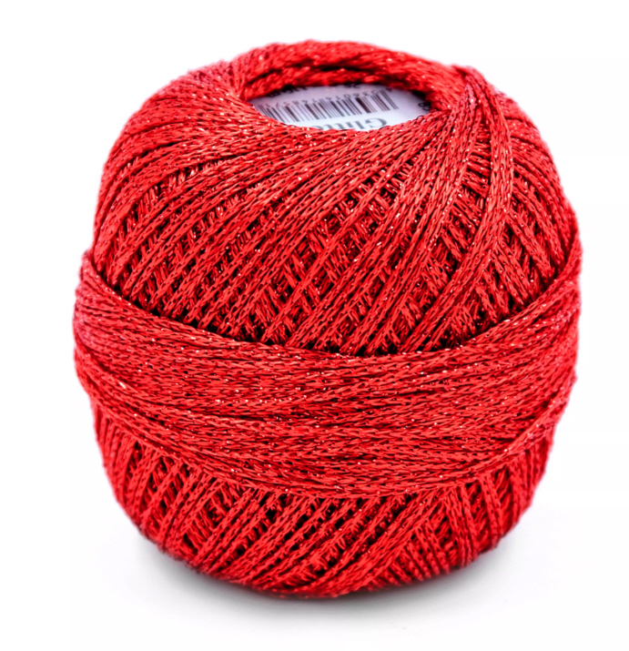 Häkelgarn Glitter uni, metallisiertes Garn 25g/110m Häkelgarn Glitter uni, metallisiertes Garn 25g/110m