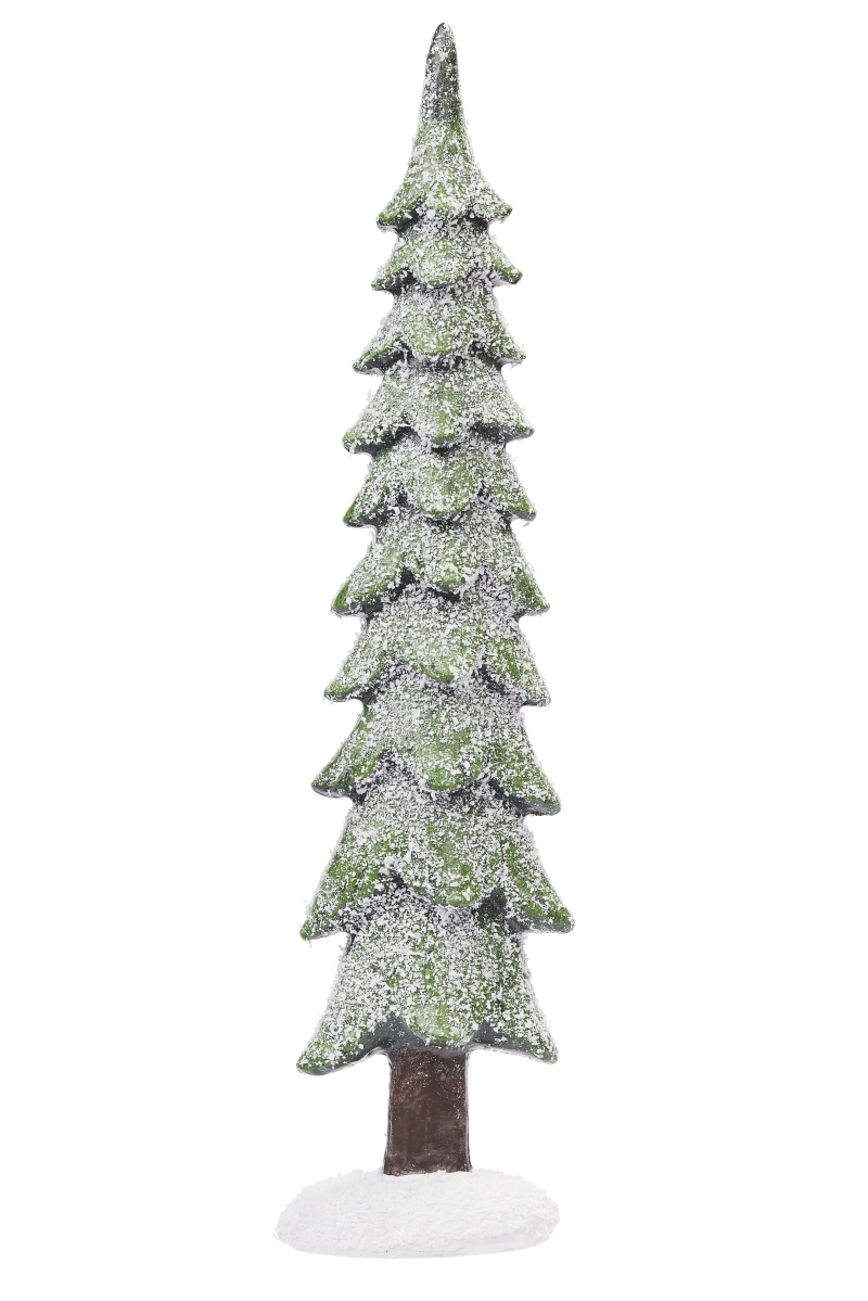 Miniatur-Tannenbaum mit Schnee