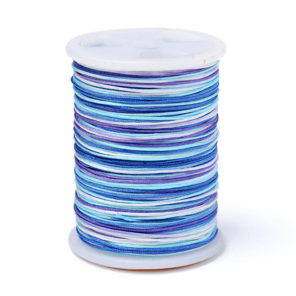 Polyesterkordel Multicolor blau