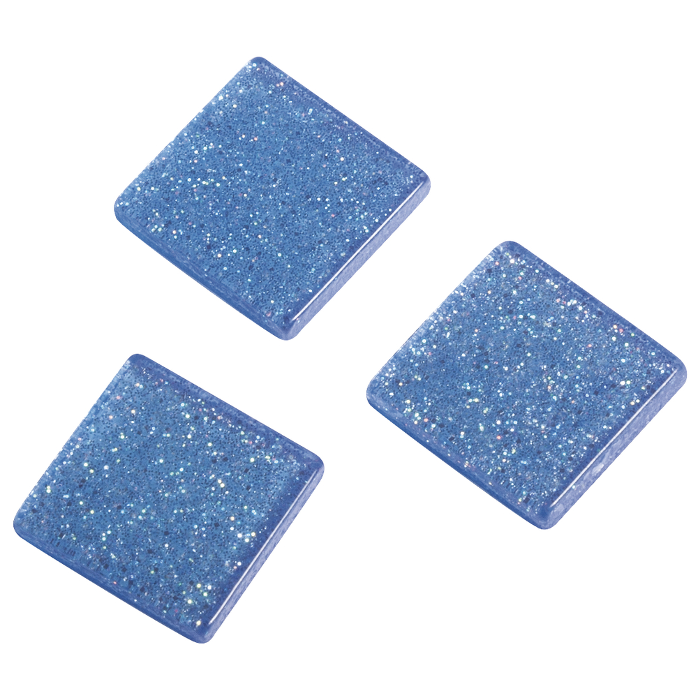 Acrylmosaik glitter l lagune 1x1cm, 50g/ca.205 Stk. Acryl-Mosaik