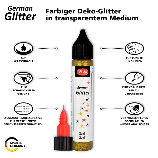 German Glitter Liner 28ml German Glitter Liner 28ml