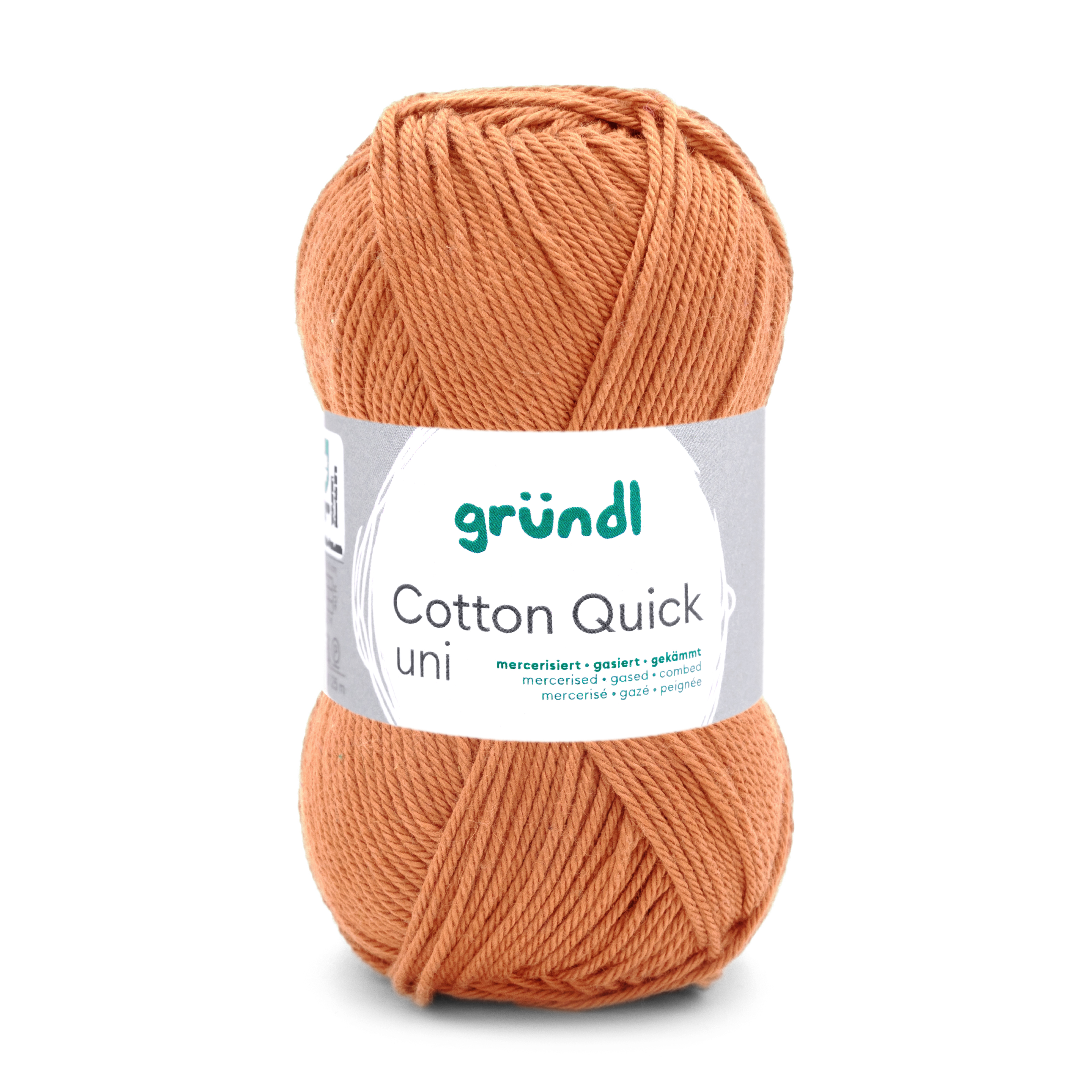 Cotton Quick Uni CURRY 100 % Baumwolle mercerisiert gasiert gekämmt 50g/125m Cotton Quick Uni CURRY 100 % Baumwolle mercerisiert gasiert gekämmt 50g/125m