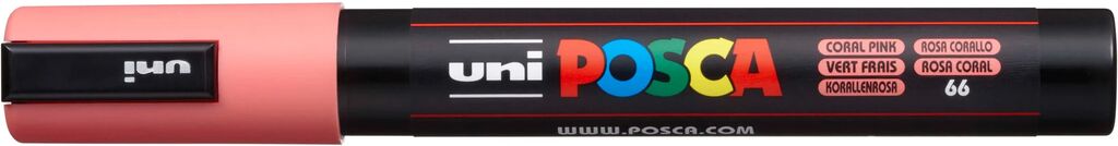 UNI POSCA Marker PC-5MC KORALLE mittelfeine Spitze 1,8 - 2,5mm UNI POSCA Marker PC-5MC KORALLE mittelfeine Spitze 1,8 - 2,5mm