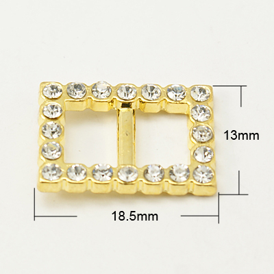 Strassviereck mit Steg, 18x13mm, 2 Stück/Packung