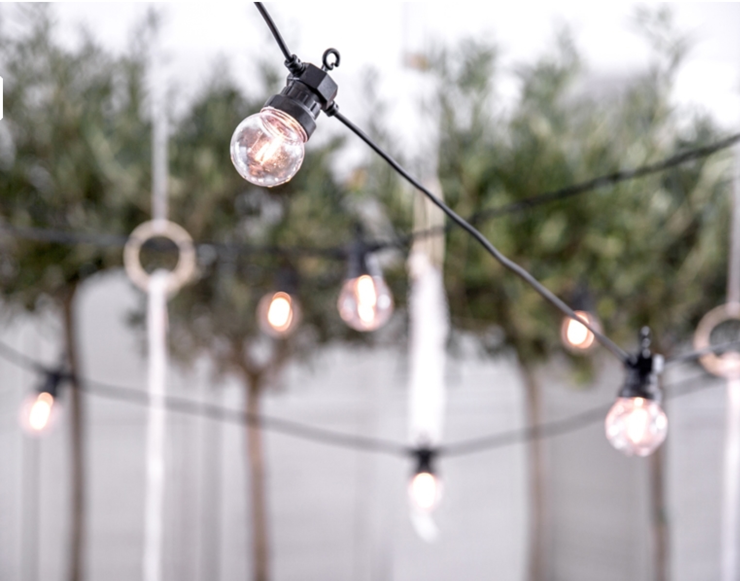 LED Festoon Lights Retro Lichtergirlande 5m