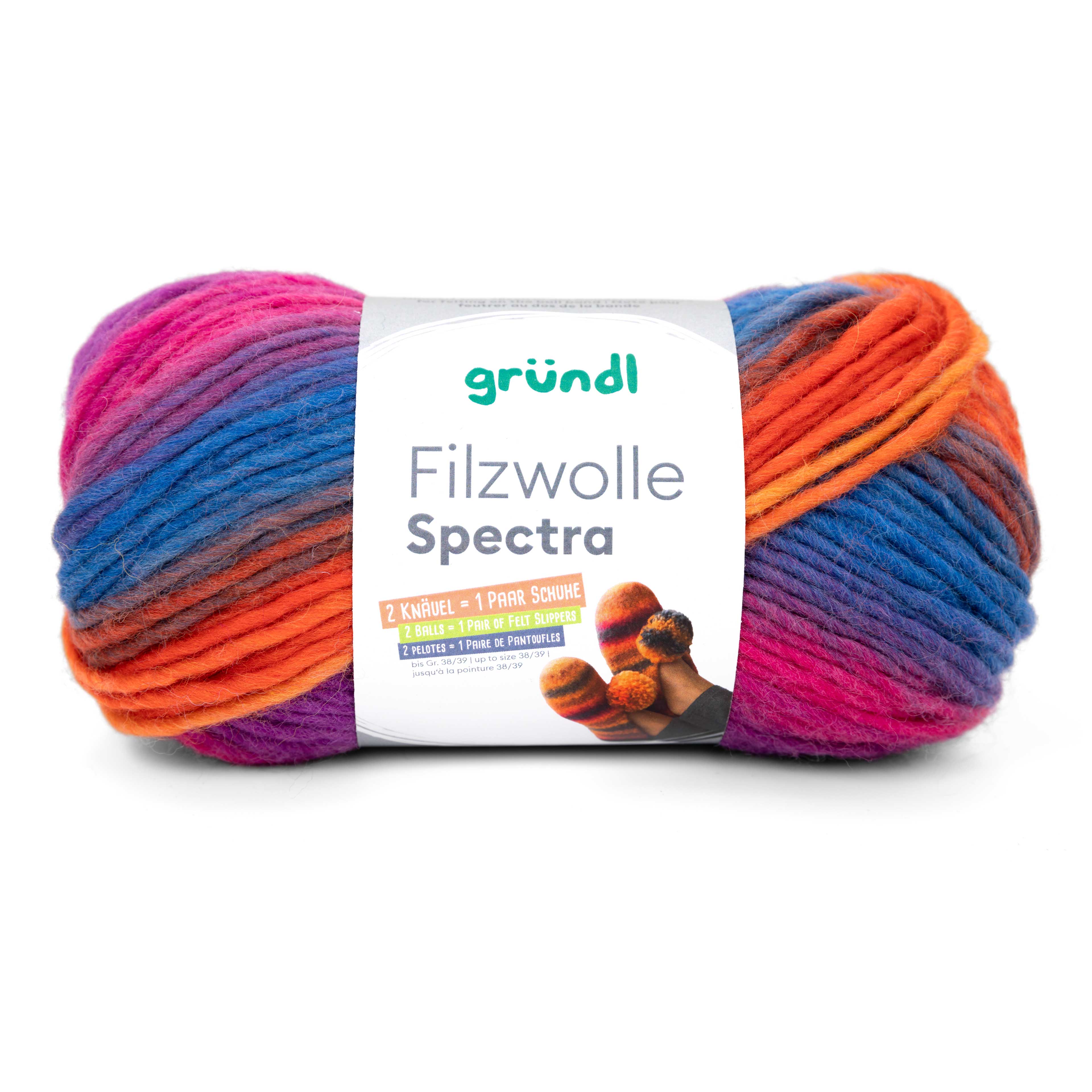 Gründl Spectra Strick- Filzwolle Farbverlauf bunt 100% Schurwolle 100g/100m Gründl Spectra Strick- Filzwolle Farbverlauf bunt 100% Schurwolle 100g/100m