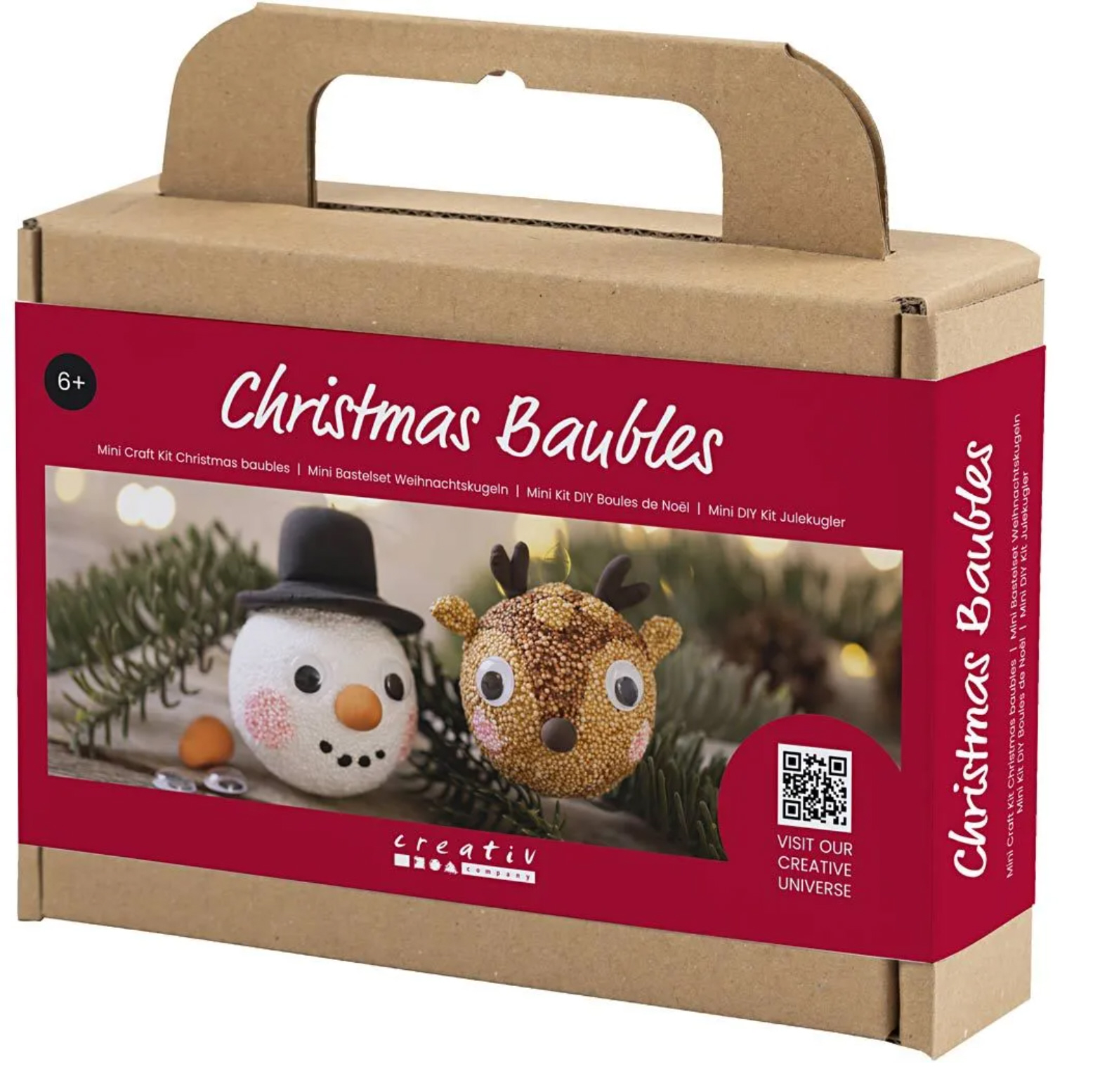 Mini Kreativ Set Weihnachtskugeln Rentier Und Schneemann Mini Kreativ Set Weihnachtskugeln Rentier Und Schneemann