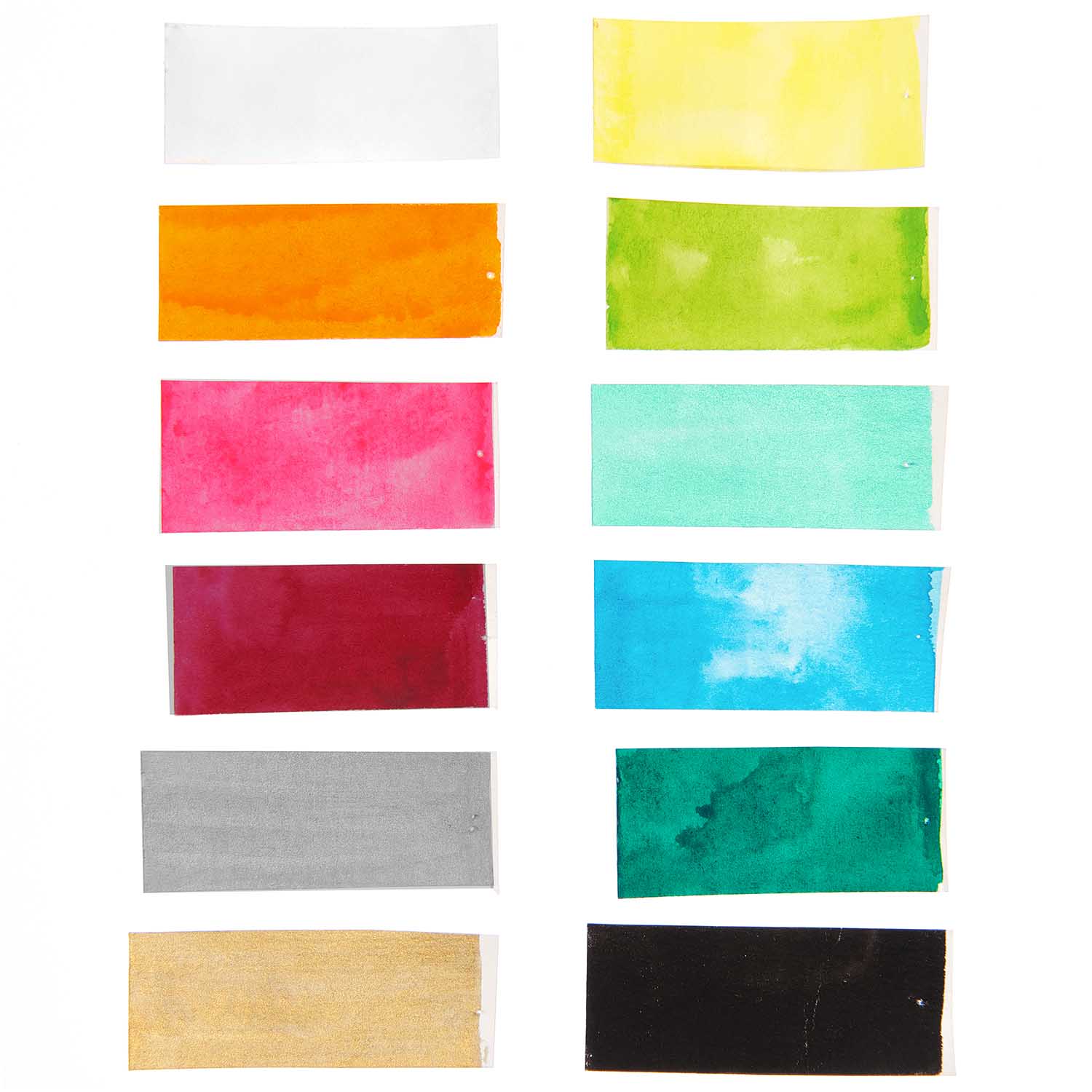 Aquarellfarben Art Essentials Rainbow Colours 12x½ Näpfchen Rico Design Metallkasten