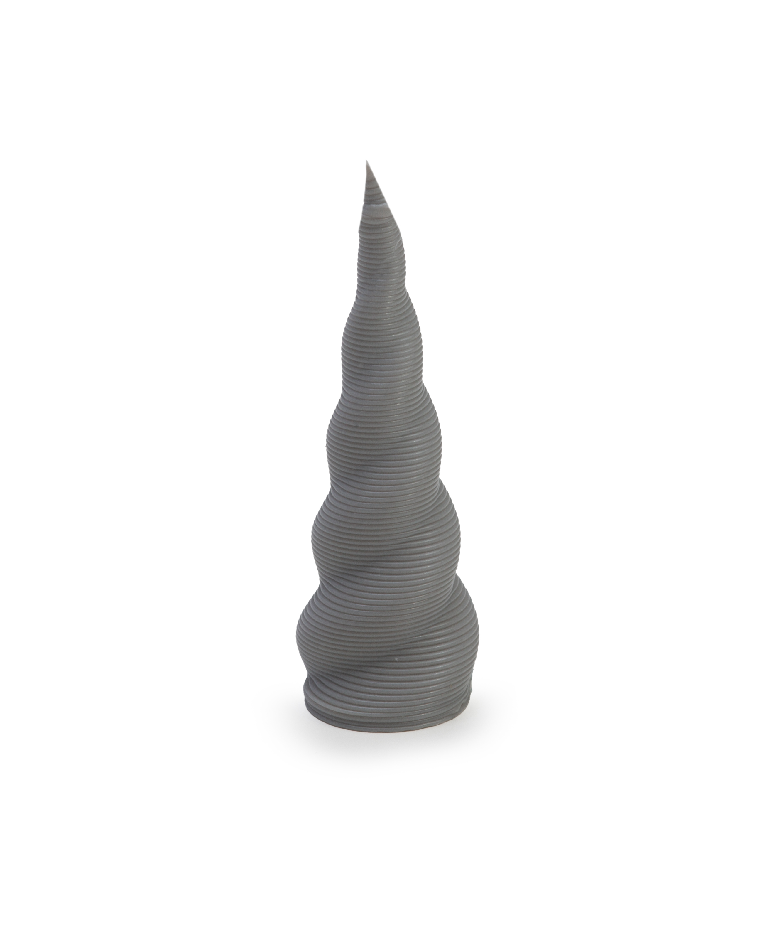 Einhorn-Horn 2x0,7cm 3 Stück grau 