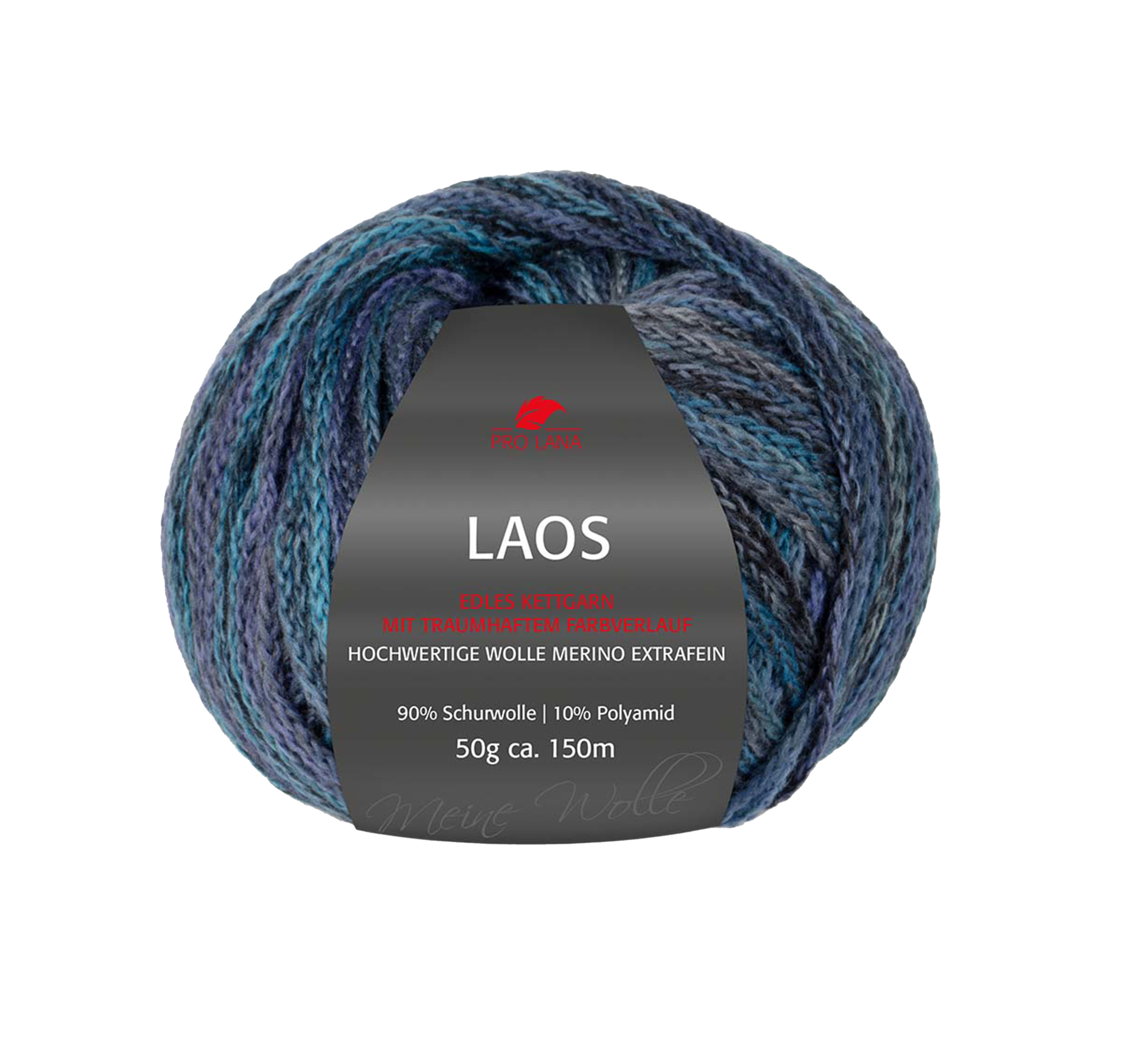 Pro Lana Laos edles Kettgarn Merinowolle 50g 150m