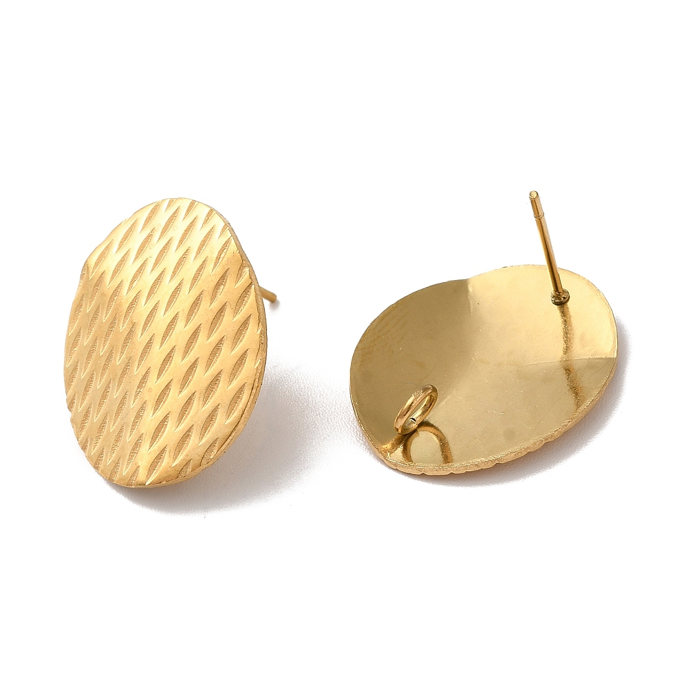 Platine oval/Raute gold