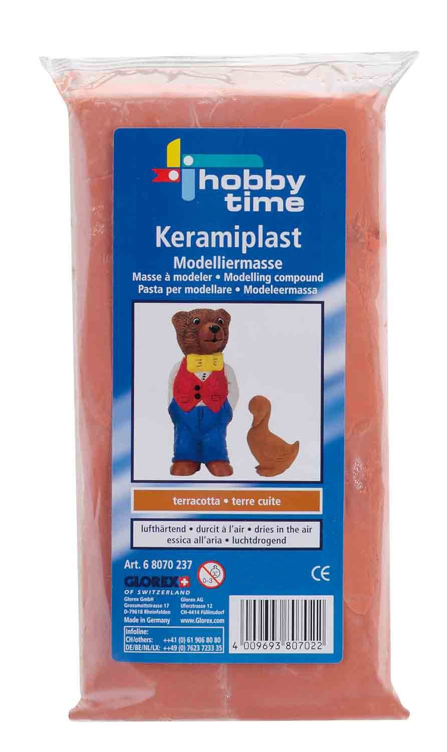 Keramiplast lufttrocknende Modelliermasse terracotta 500 g