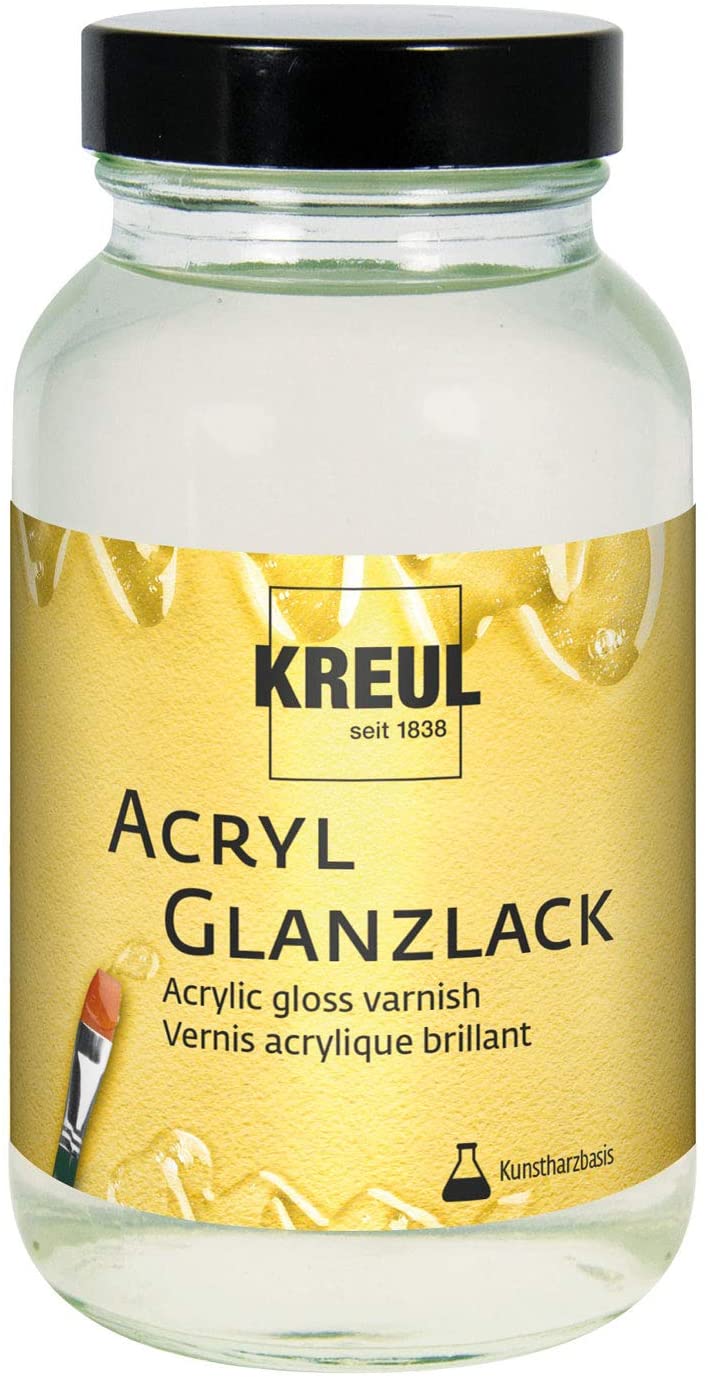 KREUL Acryl Glanzlack auf Kunstharzbasis transparent