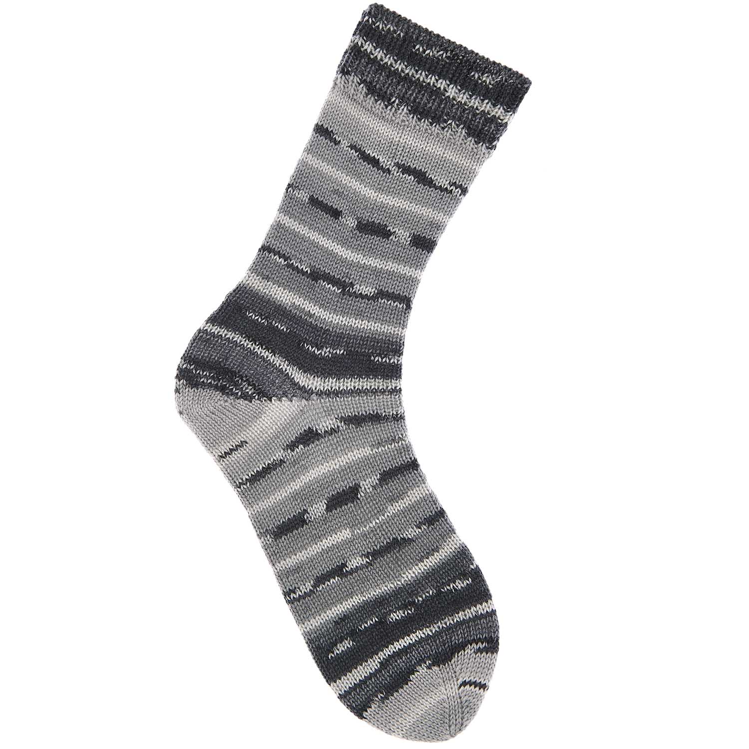 Socks Bamboo 4-fädig Rainbow stone