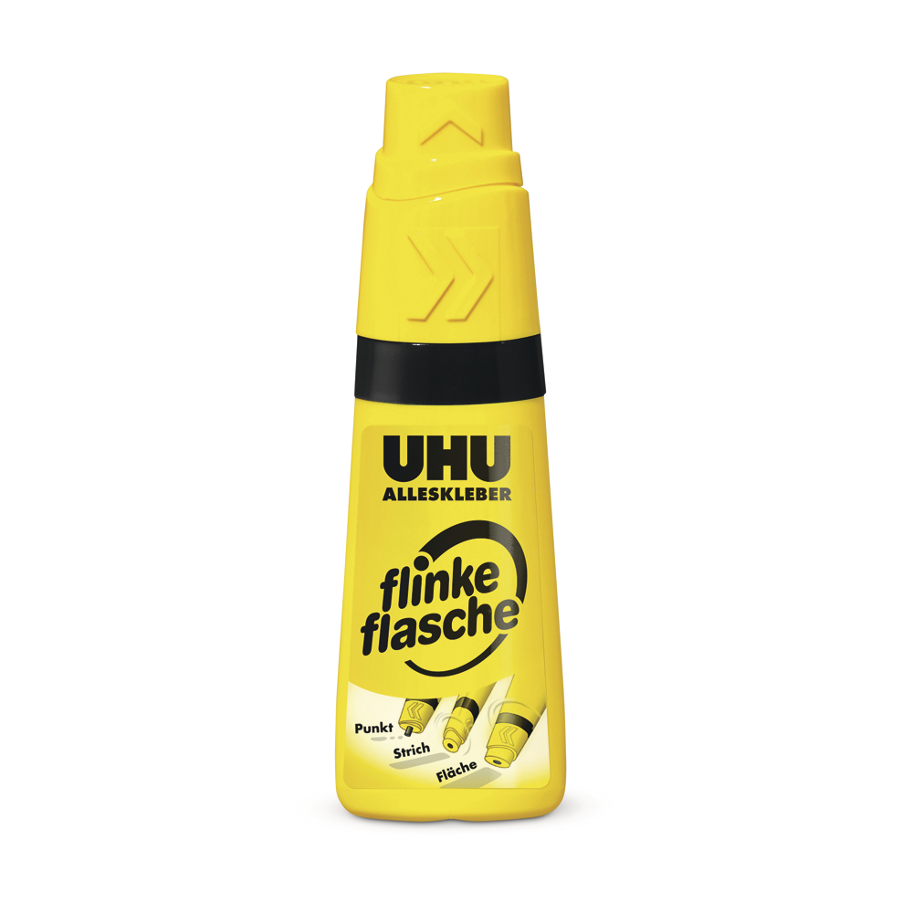 UHU Flinke Flasche Alleskleber 90g Universalkleber Vielzweckkleber