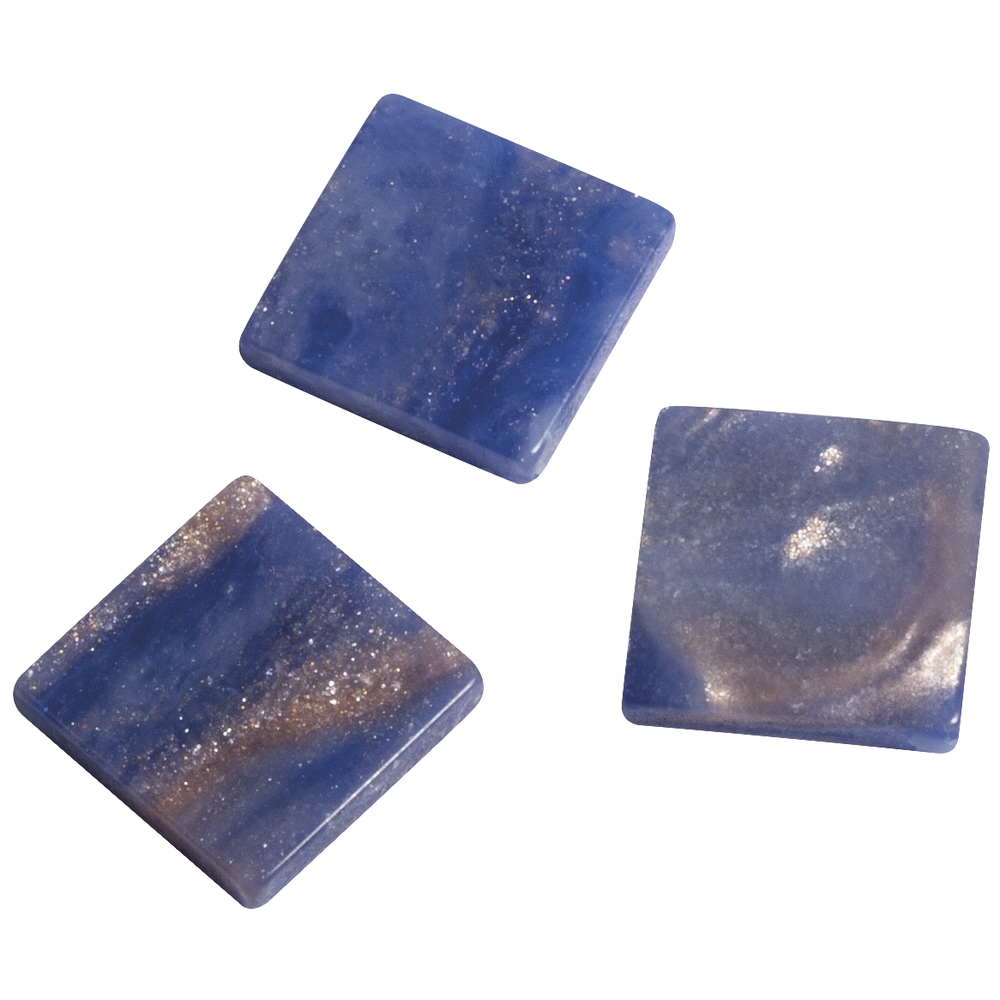 Acrylmosaik marmoriert lagune, 1x1cm, 50g/ca. 205 Stück Acryl-Mosaik