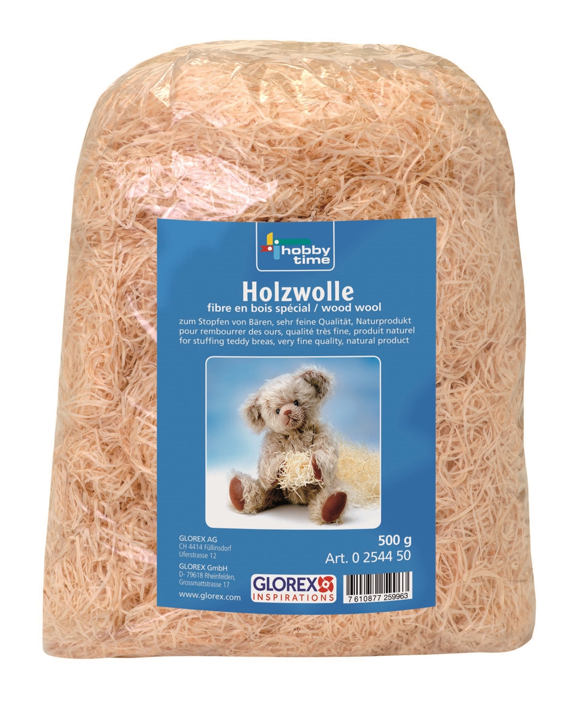 Holzwolle 500g Füllstoff Füllmaterial Holzwollfäden